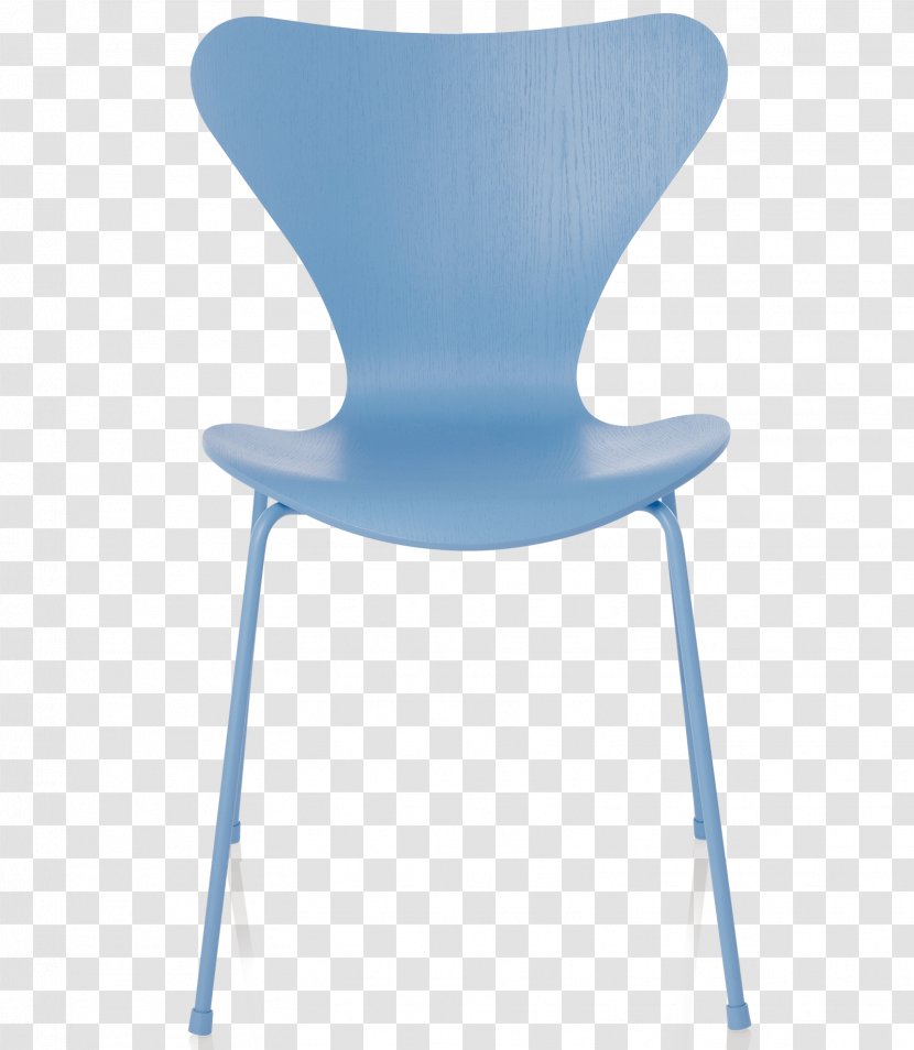 Model 3107 Chair Egg Fritz Hansen - Blue Transparent PNG
