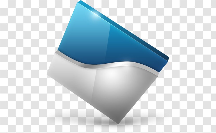 Dock Font - Com - Blue Transparent PNG