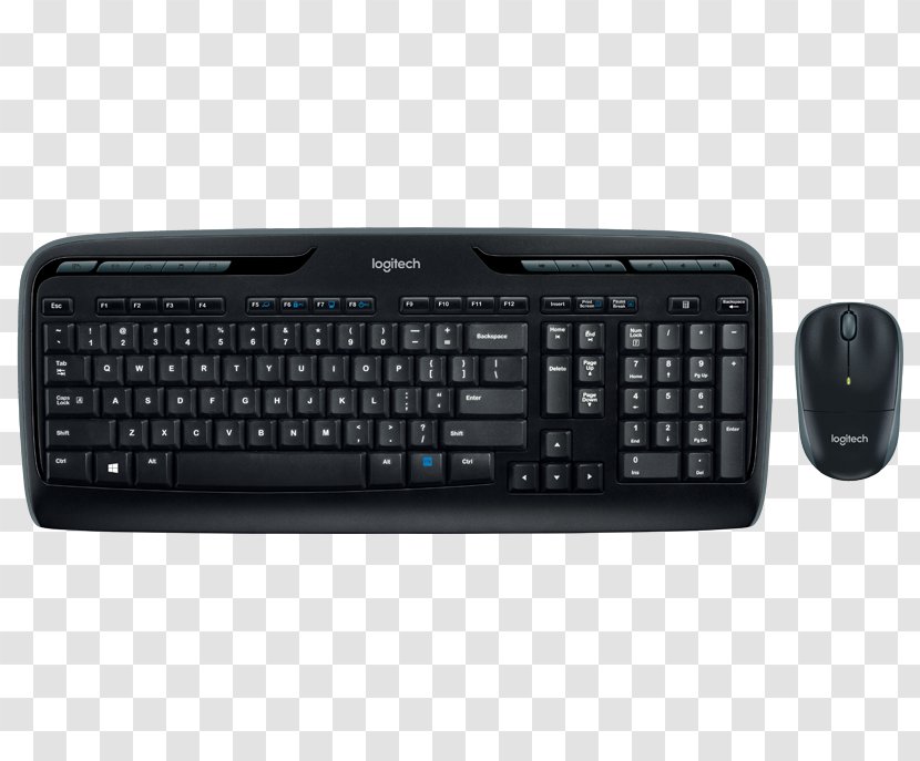 Computer Keyboard Mouse Logitech Wireless - Combination Transparent PNG