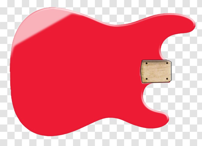 Electric Guitar Plucked String Instrument Musical Instruments Red - Paint Transparent PNG