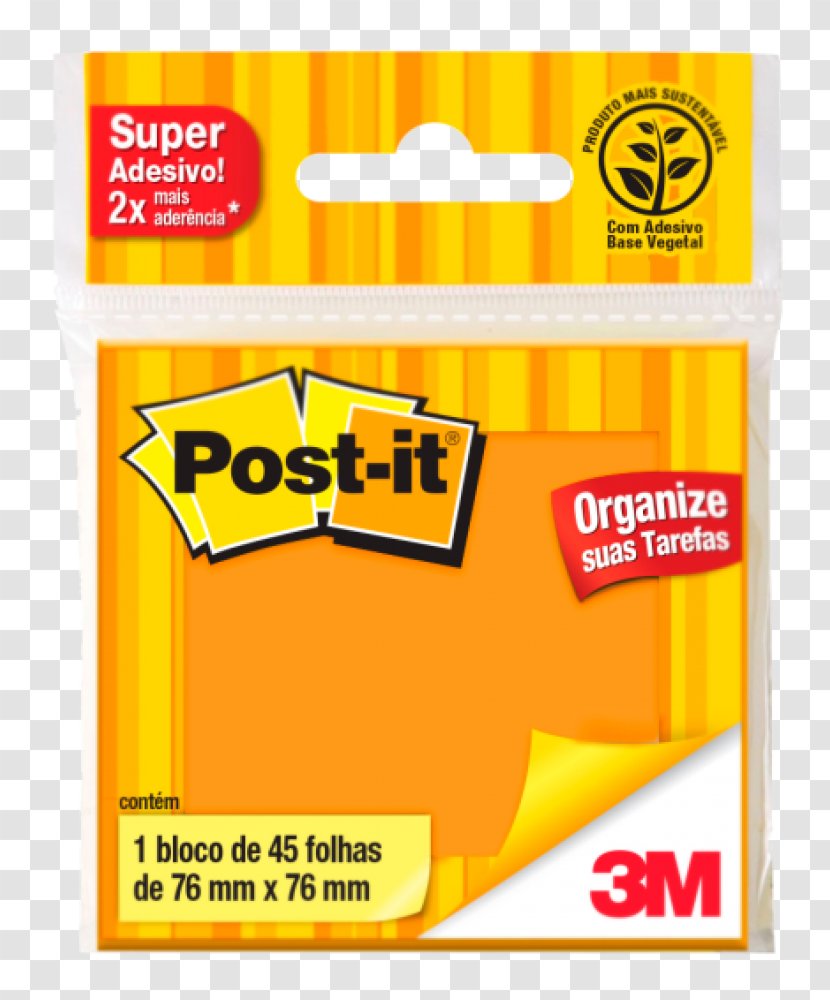 Post-it Note Adhesive Stationery Stickies 3M - Text - Books Transparent PNG