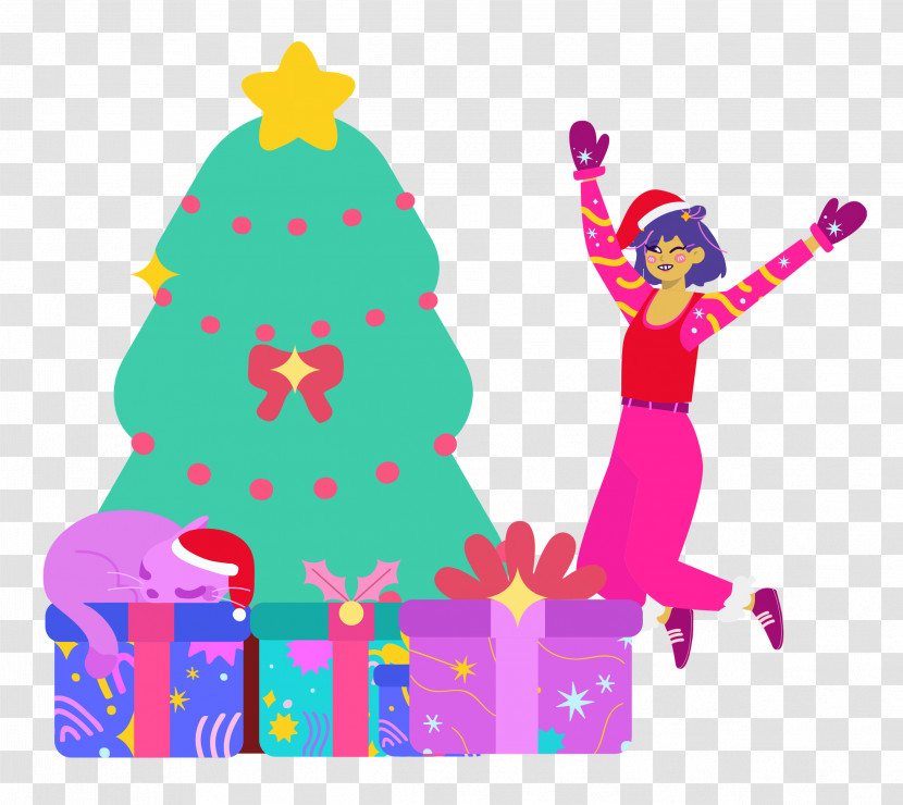 Christmas Tree Party Christmas Transparent PNG