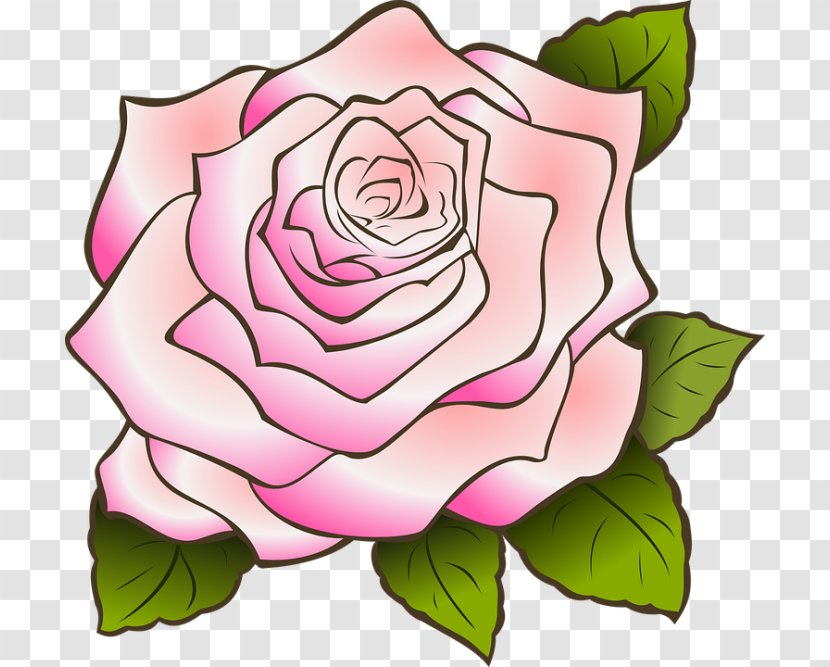 Clip Art Rose Free Content Pink - Plant - Mom Tattoo Transparent PNG