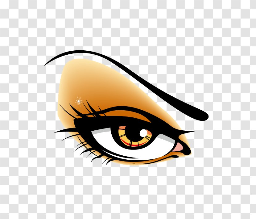 Eye Royalty-free Clip Art - Eyelash - Golden Pupil,sharp,Eye Transparent PNG