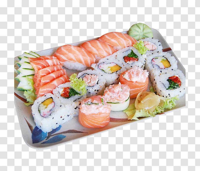 California Roll Sashimi Sushi Smoked Salmon - Hors D Oeuvre Transparent PNG