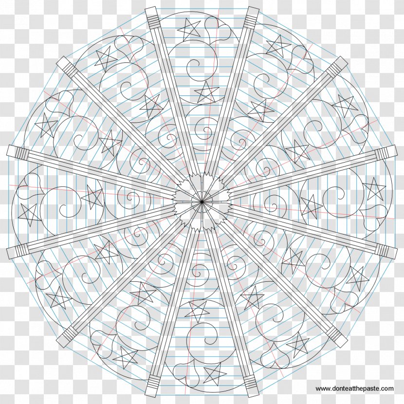 Mandala Coloring Book Child Drawing Morning Glories And Sapphires - Black White - Pattern Background Transparent PNG