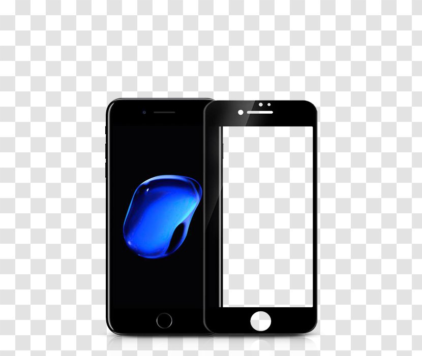 Iphone 8 - Communication Device - Mobile Electric Blue Transparent PNG
