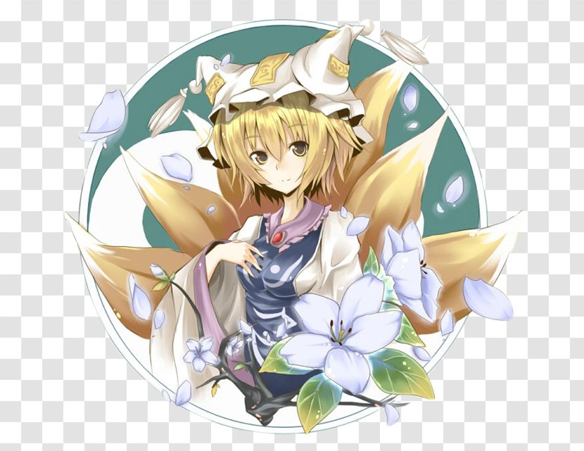 Touhou Project Nine-tailed Fox Cosplay Character Kitsune - Tree - Cartoon Transparent PNG