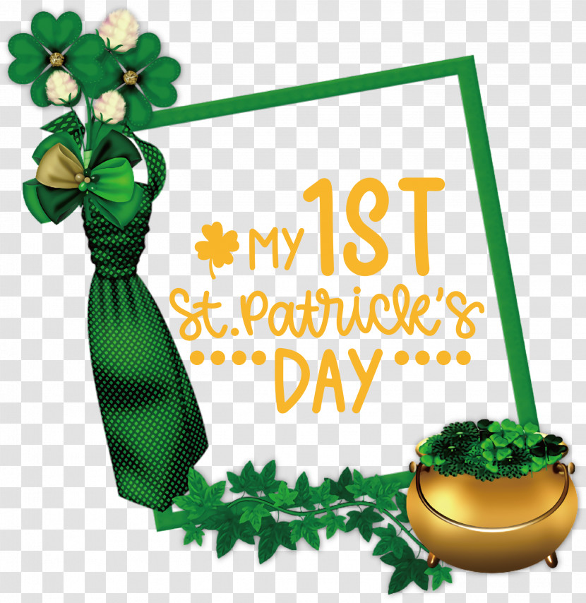 My 1st Patricks Day Saint Patrick Transparent PNG