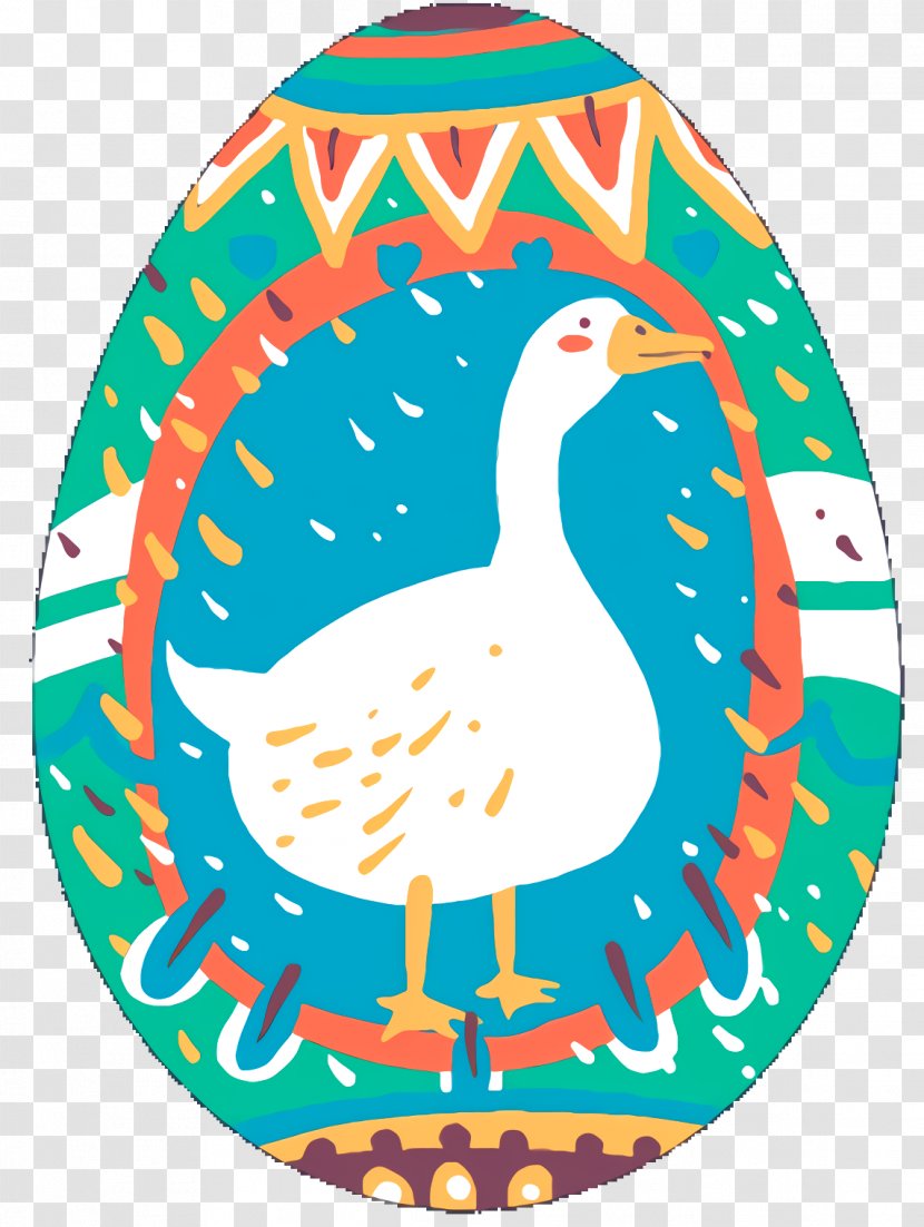 Easter Egg Background - Beak Ducks Geese And Swans Transparent PNG