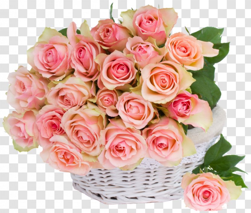 Flower Delivery Cut Flowers Bouquet Rose - Hvga - Basket Transparent PNG