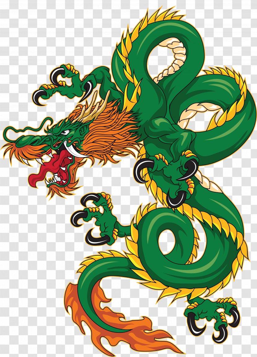 Chinese Dragon Tattoo Transparent PNG