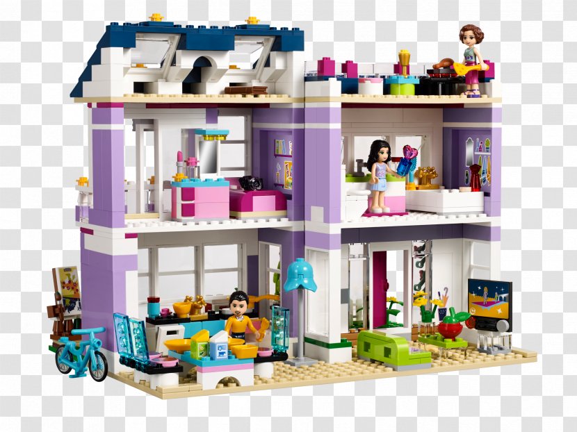 LEGO 41095 Friends Emma's House Toy Block - Dollhouse Transparent PNG