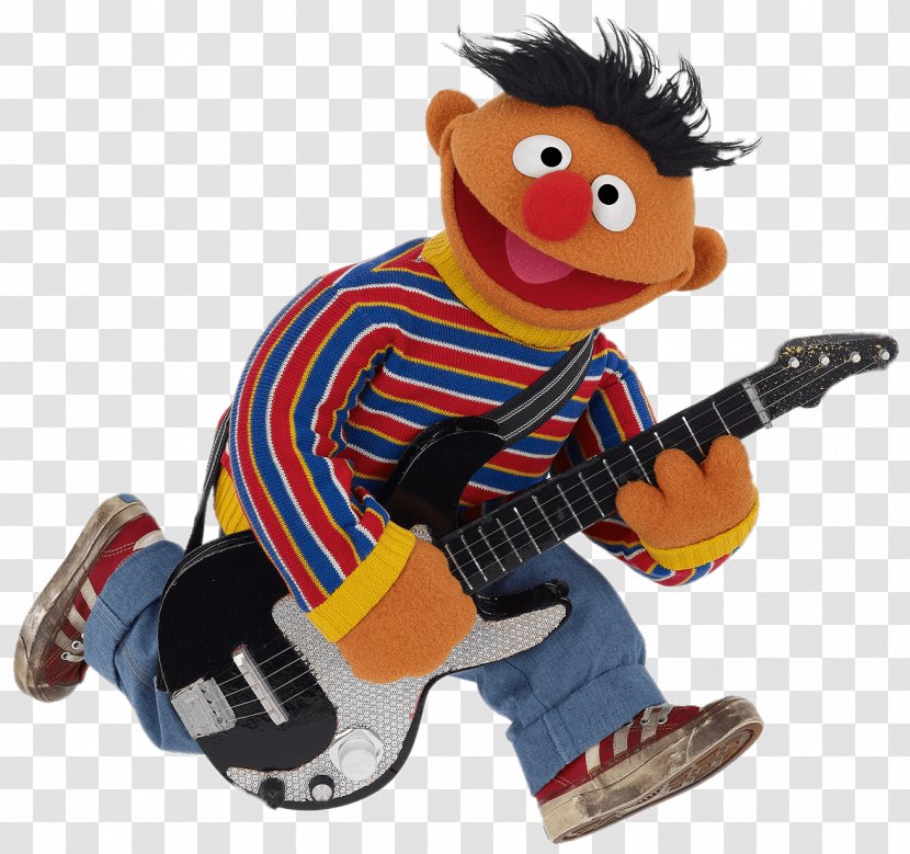 Ernie Bert Big Bird Grover Elmo - Stuffed Toy - Sesame Transparent PNG