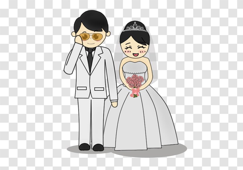 Wedding Dress Doodle Hello Kitty - Nursing Bra - Muslim Bride And Groom Transparent PNG