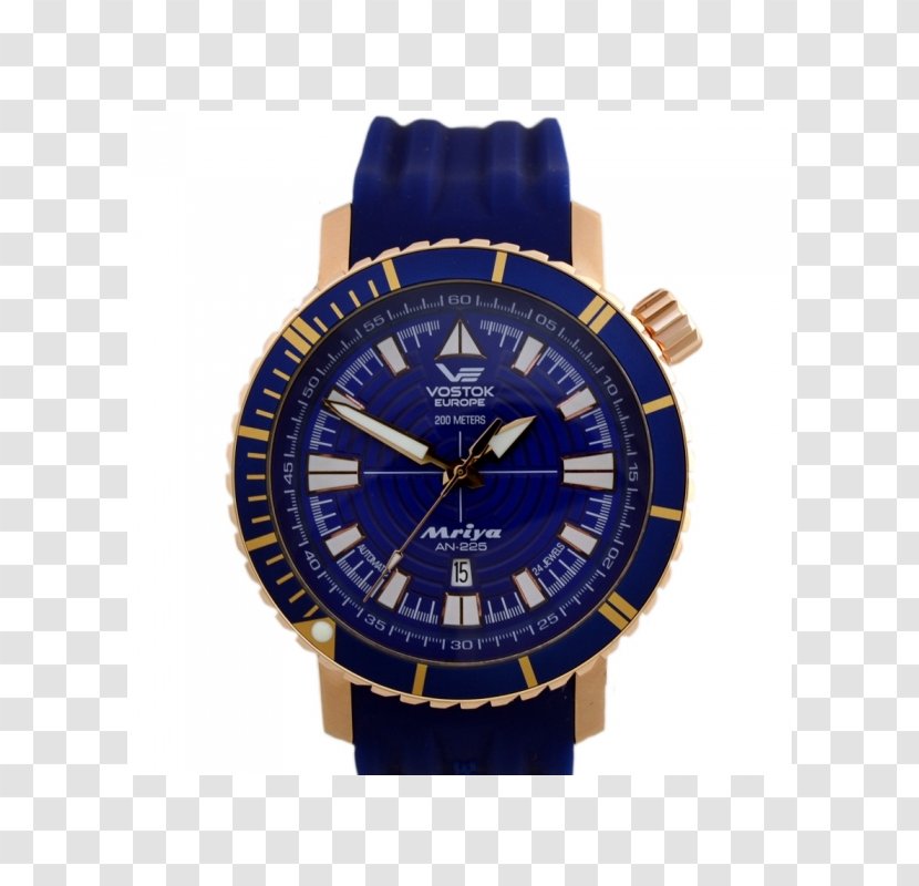 Vostok Watches Europe Brand Movement - Blue - Watch Transparent PNG