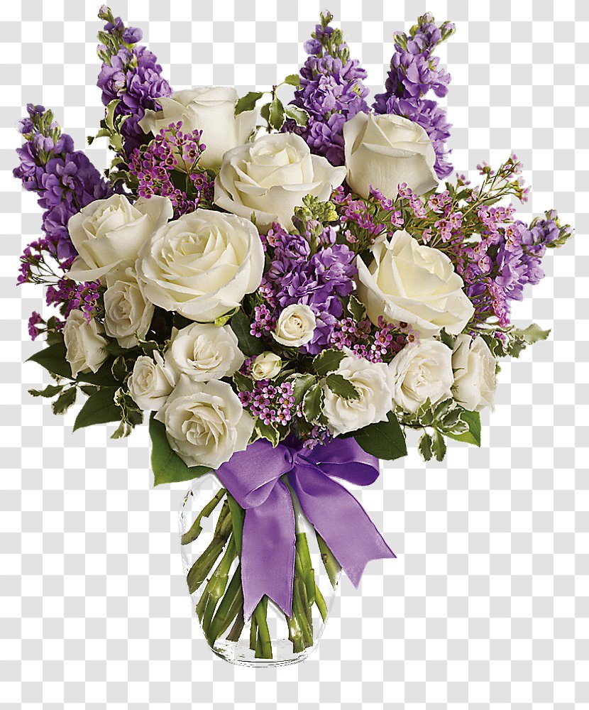 Teleflora Floristry Flower Delivery Bouquet - Purple Transparent PNG