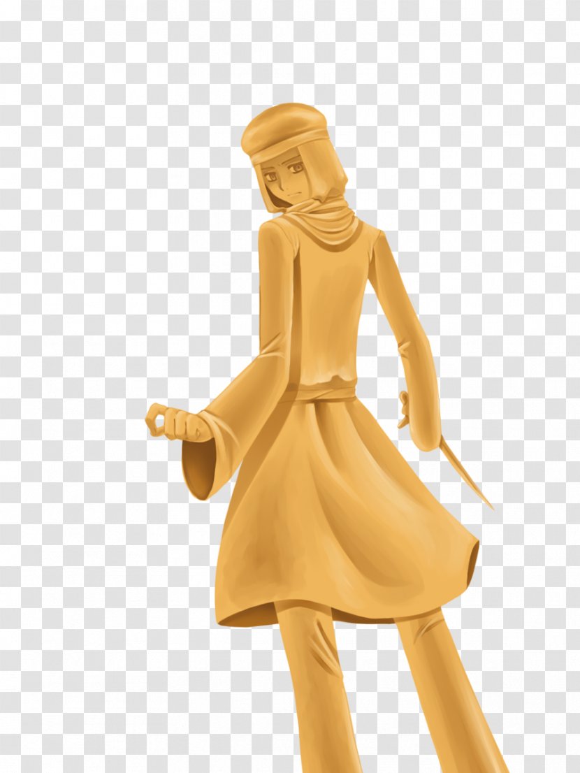 Figurine - Yellow - Golden Statue Transparent PNG