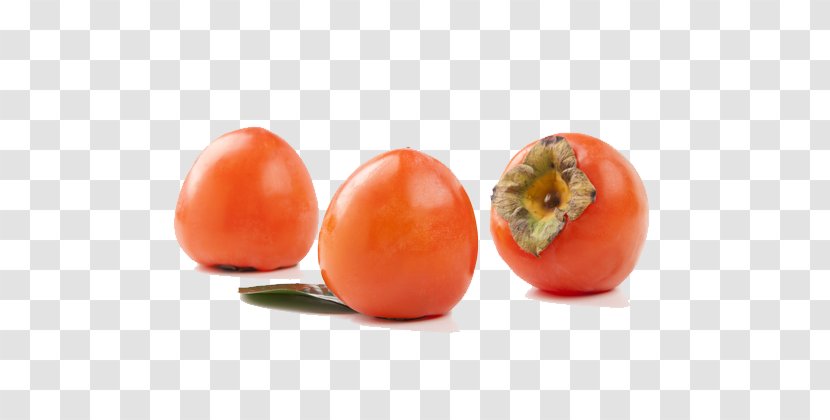 Plum Tomato Japanese Persimmon Vegetarian Cuisine - Food - Oval Transparent PNG