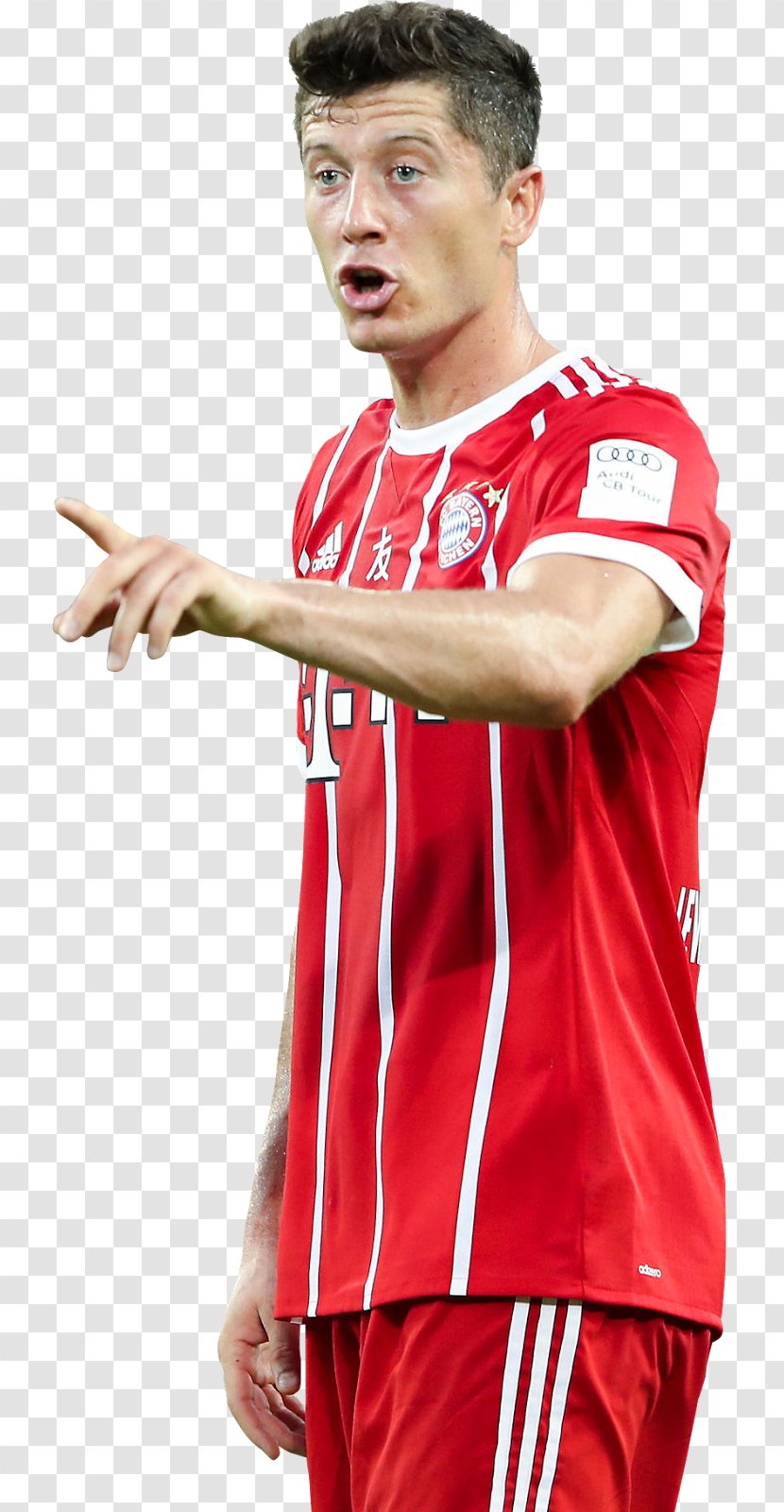 Robert Lewandowski FC Bayern Munich Soccer Player Football - T Shirt Transparent PNG