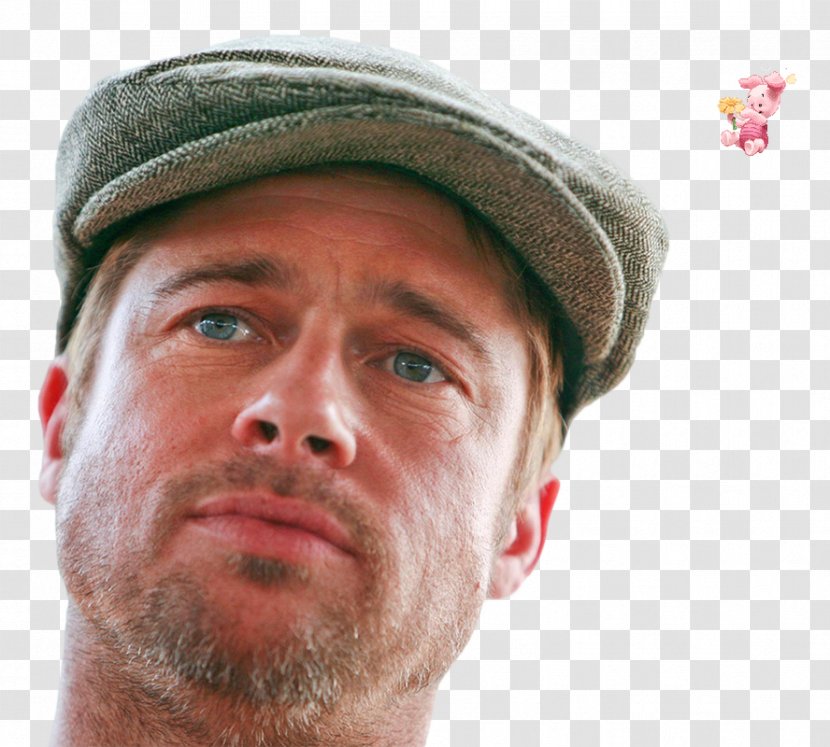 Brad Pitt Seven Scar Acne - Silhouette Transparent PNG