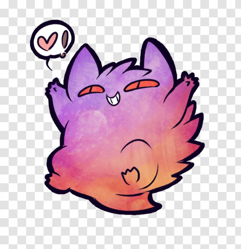 Whiskers Illustration Dog Cat World - Mammal - Gengar Lavender Town Transparent PNG