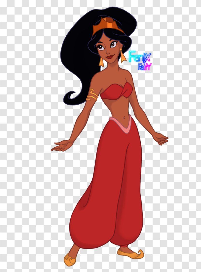 Princess Jasmine Clip Art Illustration Video - Frame - Red Transparent PNG