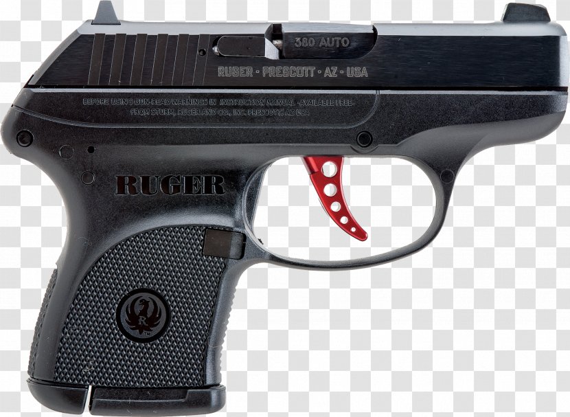 Ruger LCP .380 ACP Sturm, & Co. Firearm LCR - Ranged Weapon Transparent PNG