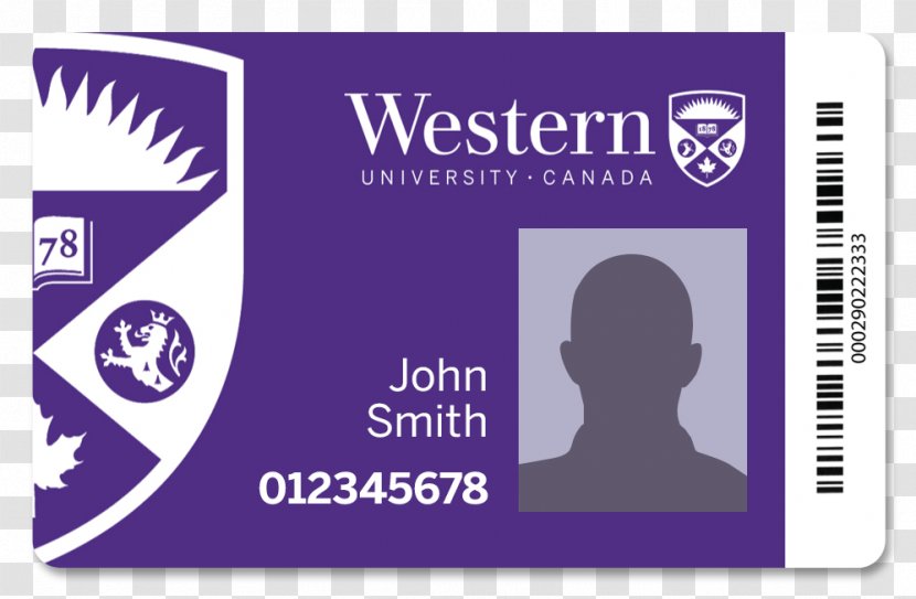 University Of Western Ontario Continuing Studies Health Sciences Student - Print Card Transparent PNG