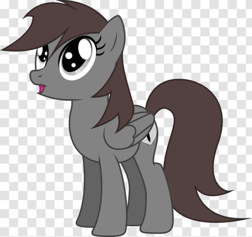 Cat Pony Horse Fluttershy Cutie Mark Crusaders - My Little Friendship Is Magic - Dark Chocolate Transparent PNG