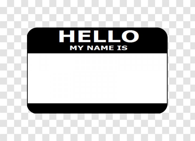 Name Tag Sticker Pin Label Zazzle Transparent PNG