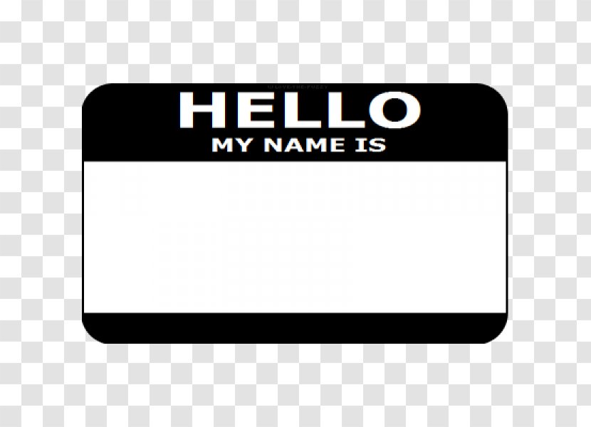 Name Sticker Pin Label Zazzle Transparent Png