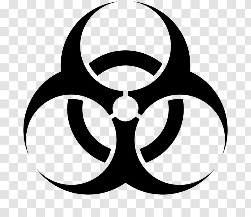 Biological Hazard Inferno Symbol Clip Art - Artwork Transparent PNG