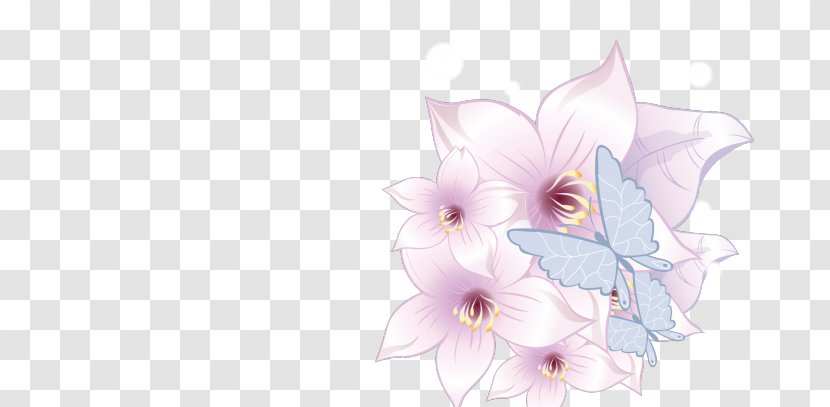 Floral Design Cut Flowers Pink M Petal - Violet Transparent PNG