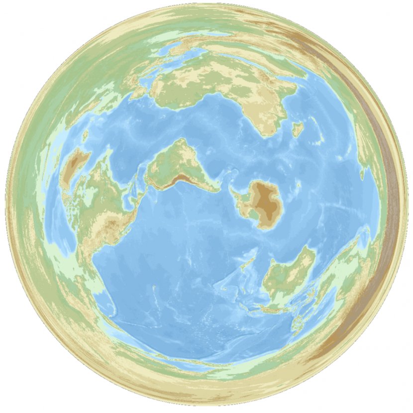 Southern Ocean Pacific Earth Atlantic Arctic - World Map Transparent PNG