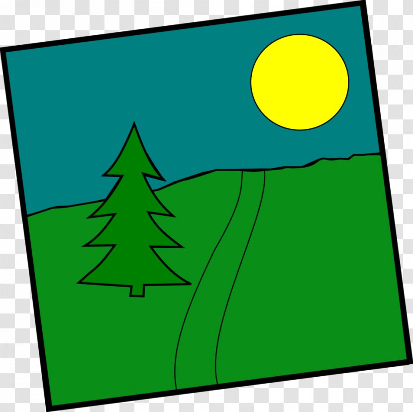 Landscape Clip Art For Summer - Point - Clipart Transparent PNG