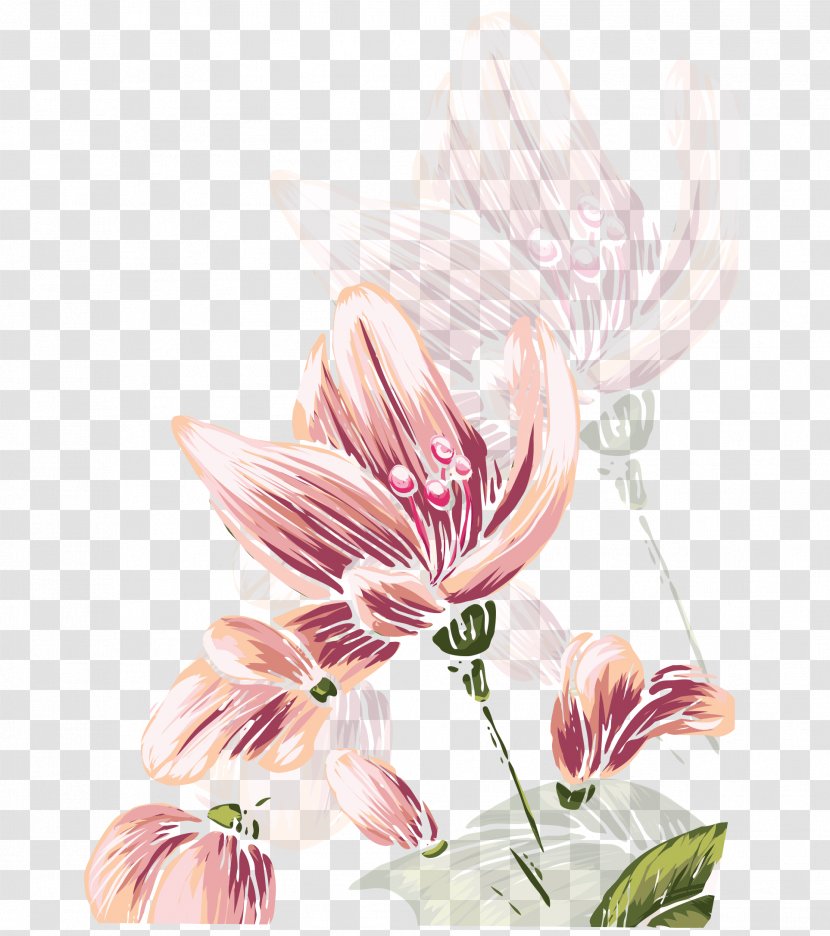 IPhone 6 7 Floral Design Watercolor Painting - Tree - Lotus Transparent PNG