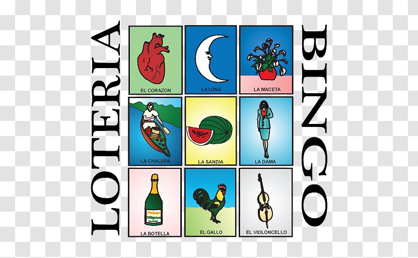 Lottery Bingo Card Lotería Loteria Mobile Deck - La Quiniela Transparent PNG