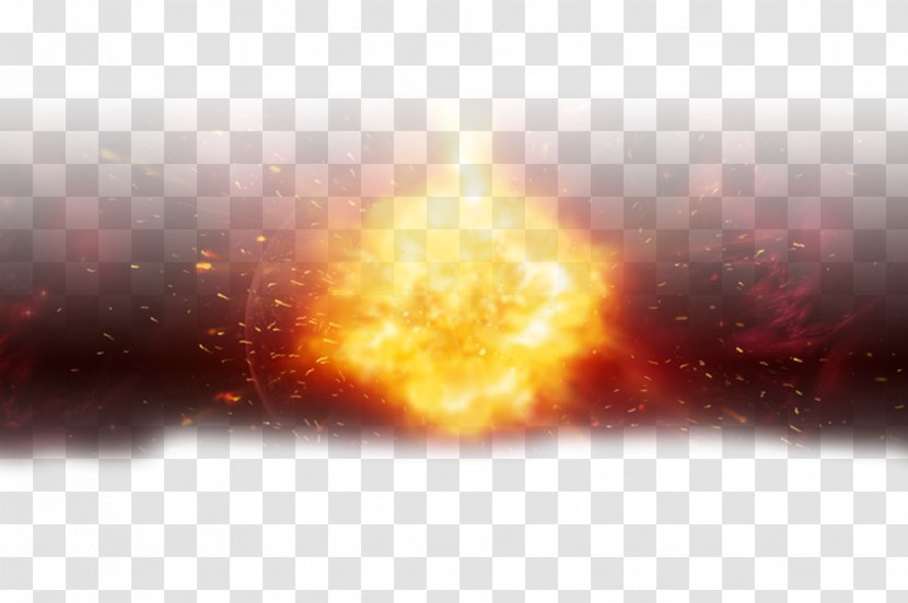 Light Explosion Red Icon - Fire Effects Transparent PNG
