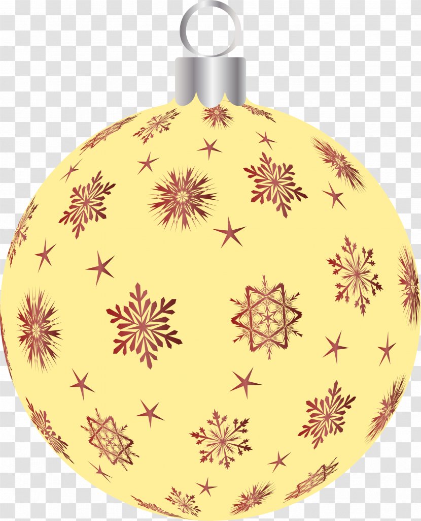 Christmas Ornament Snowflake Holiday Pattern - Decoration Transparent PNG