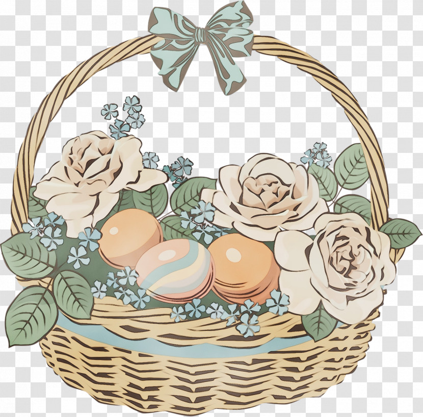 Gift Basket Basket Hamper Present Easter Transparent PNG