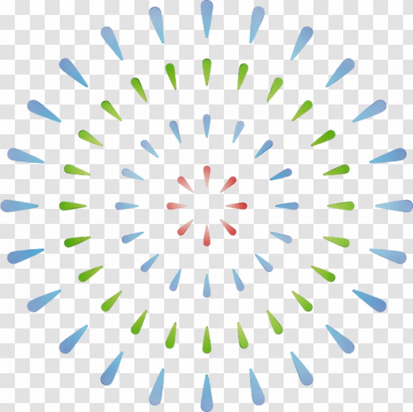 Circle Line Symmetry Pattern - Wet Ink Transparent PNG
