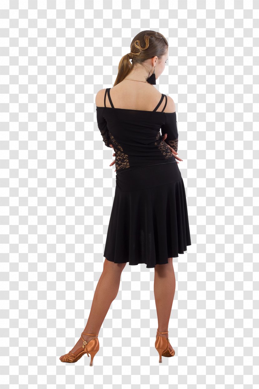 Little Black Dress Waist Skirt Shoulder - Silhouette Transparent PNG