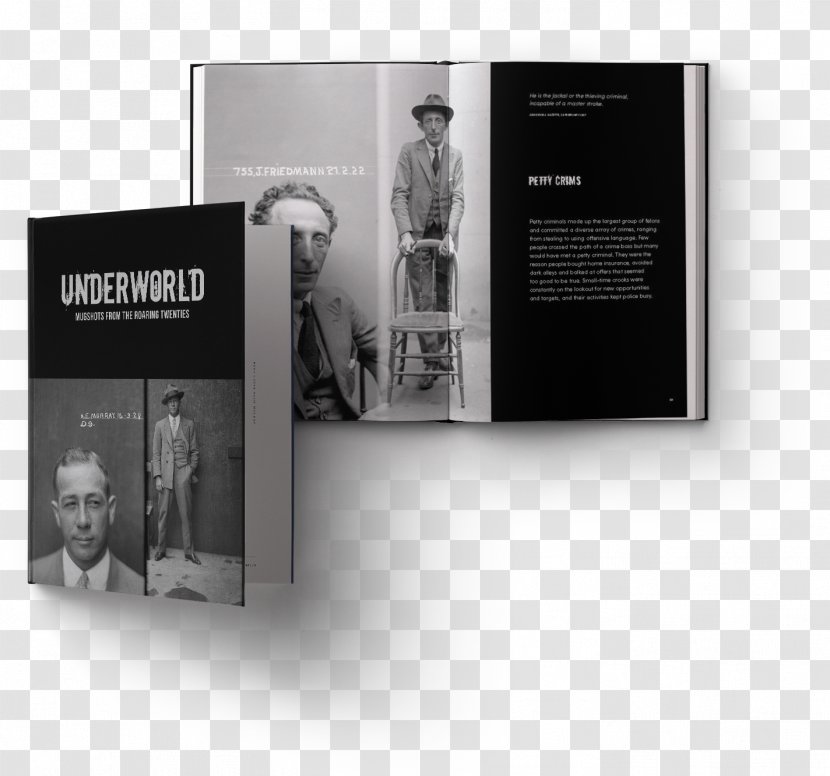 Underworld: Mugshots From The Roaring Twenties Book Publication - Crime Transparent PNG