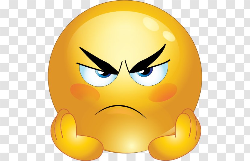 Smiley Emoticon Anger Emoji Clip Art - Face - Sad Transparent PNG