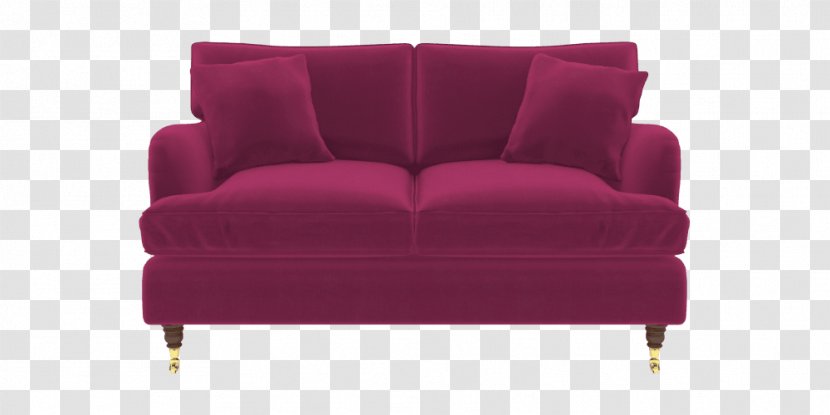 Couch Sofa Bed Wing Chair Furniture - Magenta Transparent PNG