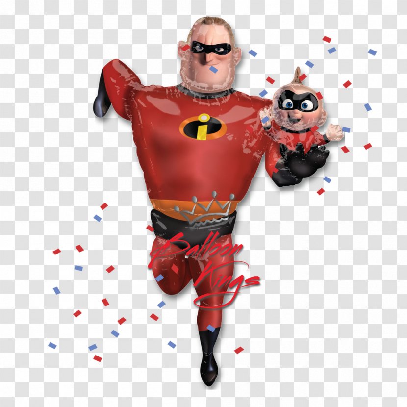 Balloon The Incredibles Birthday Children's Party - Fictional Character Transparent PNG
