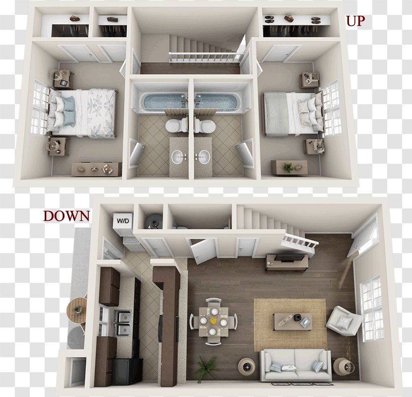 Meadowpark Townhomes Apartment Townhouse Floor Plan Bedroom Transparent PNG
