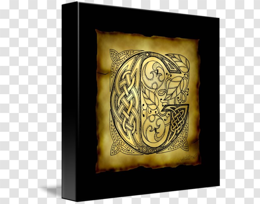 Celtic Knot Celts Letter Illuminated Manuscript Art - C Transparent PNG