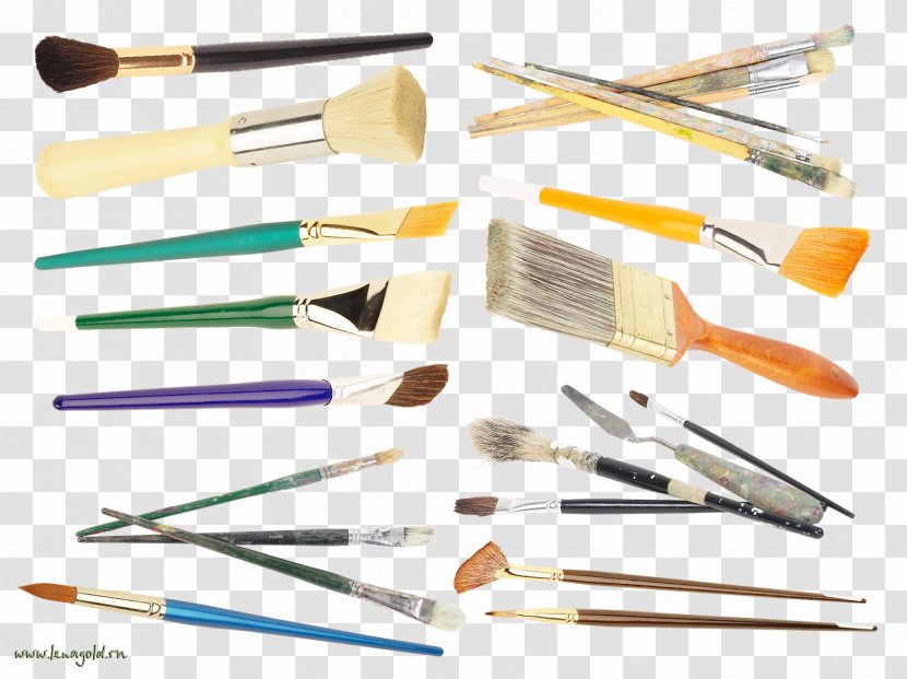 Paintbrush Clip Art - Office Supplies - Hand Transparent PNG